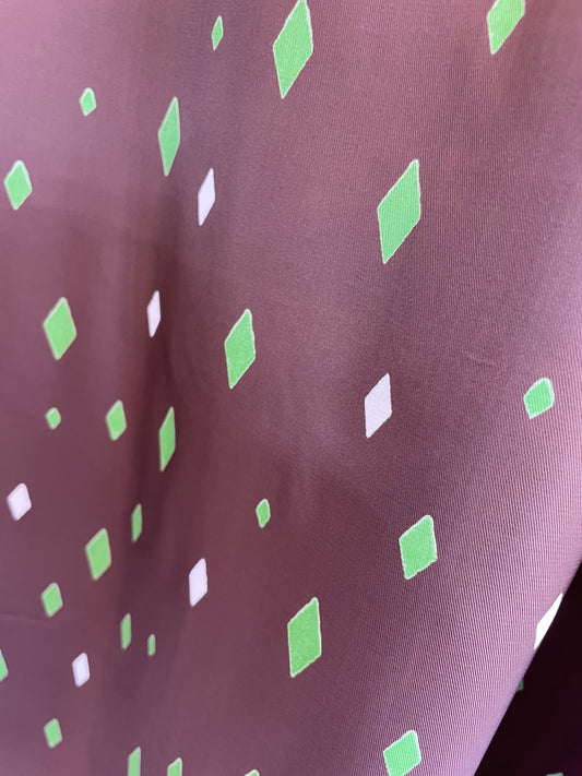 Amazing Vintage Mid Century Silk