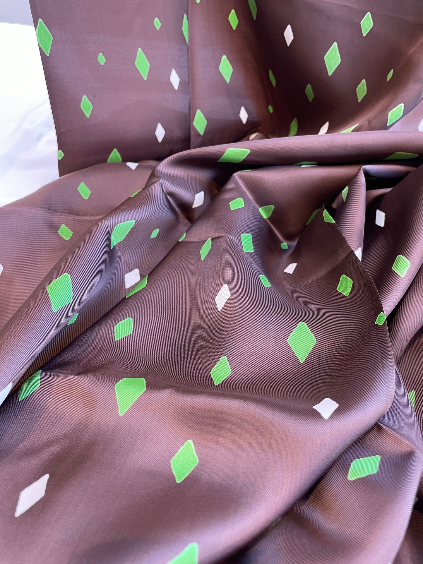 Amazing Vintage Mid Century Silk