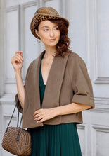 Load image into Gallery viewer, Estelle Cape Jacket - Mink cashmere - Made to Order

