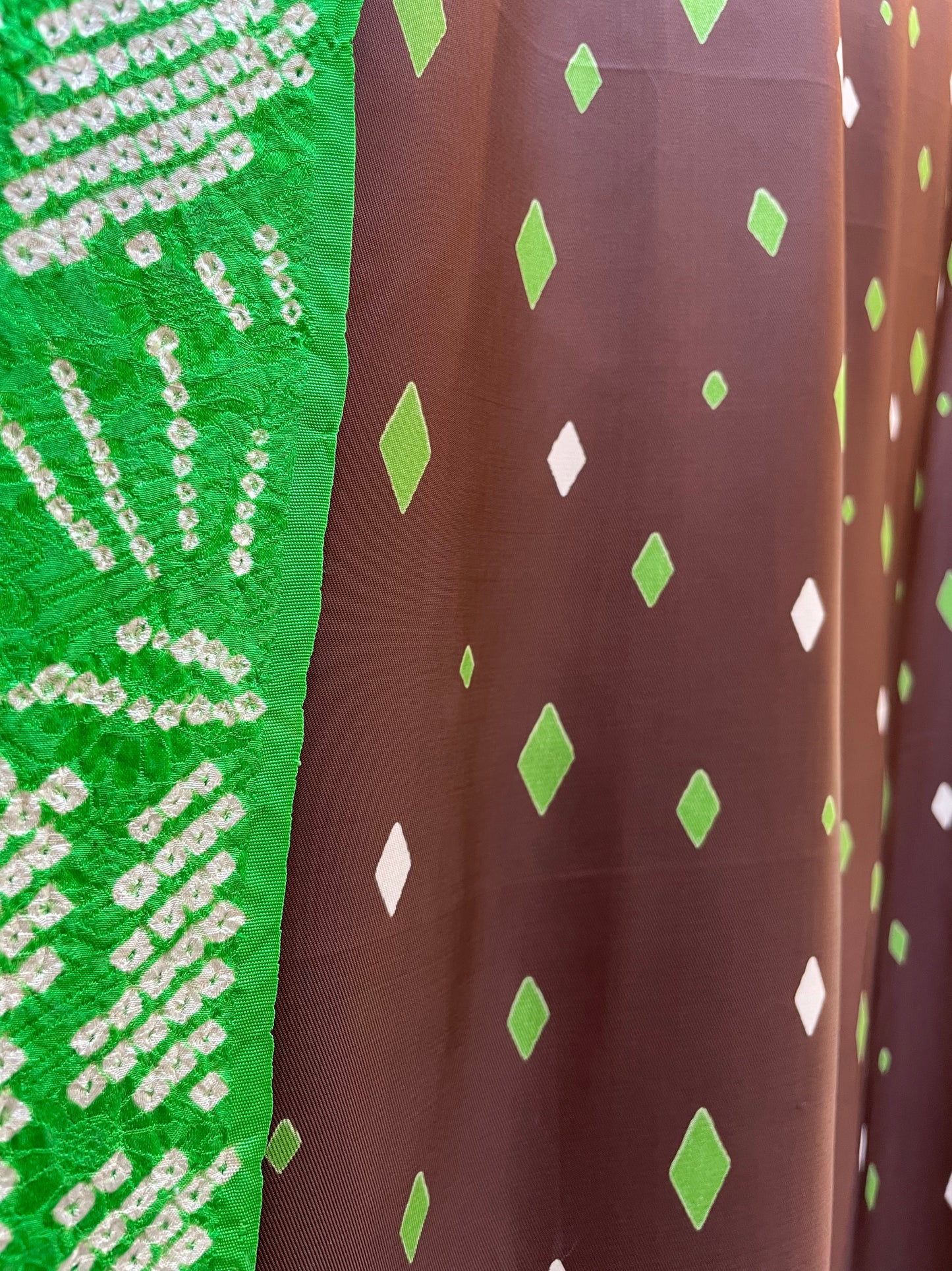 Amazing Vintage Mid Century Silk
