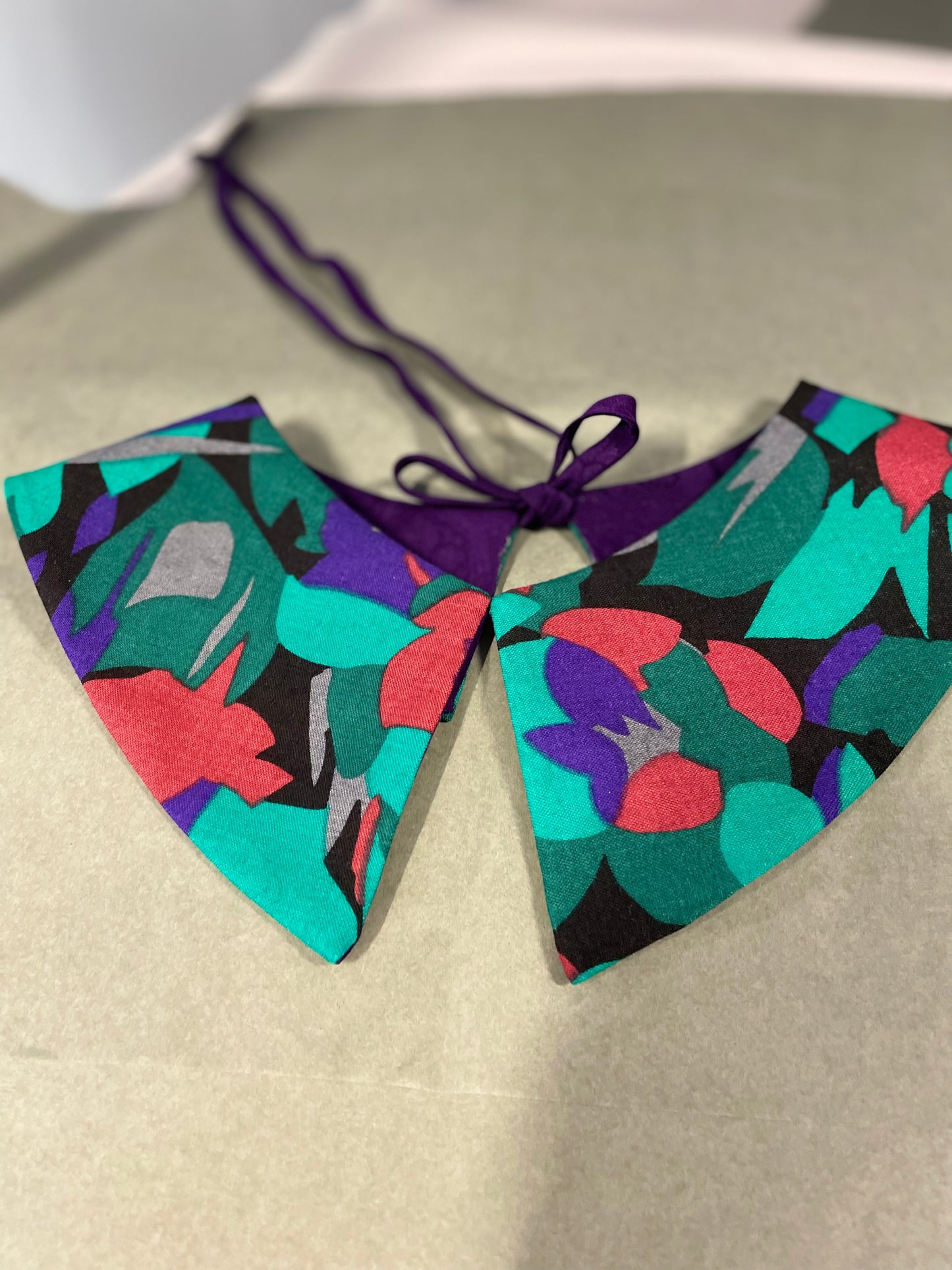Geometric Peter Pan Libby Collar