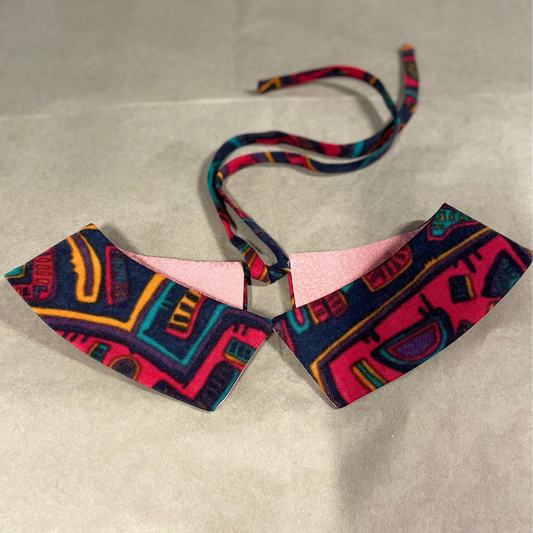 Geometric Peter Pan Libby Collar