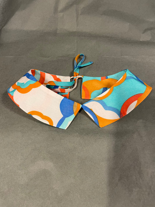 Turquoise and White Libby Collar