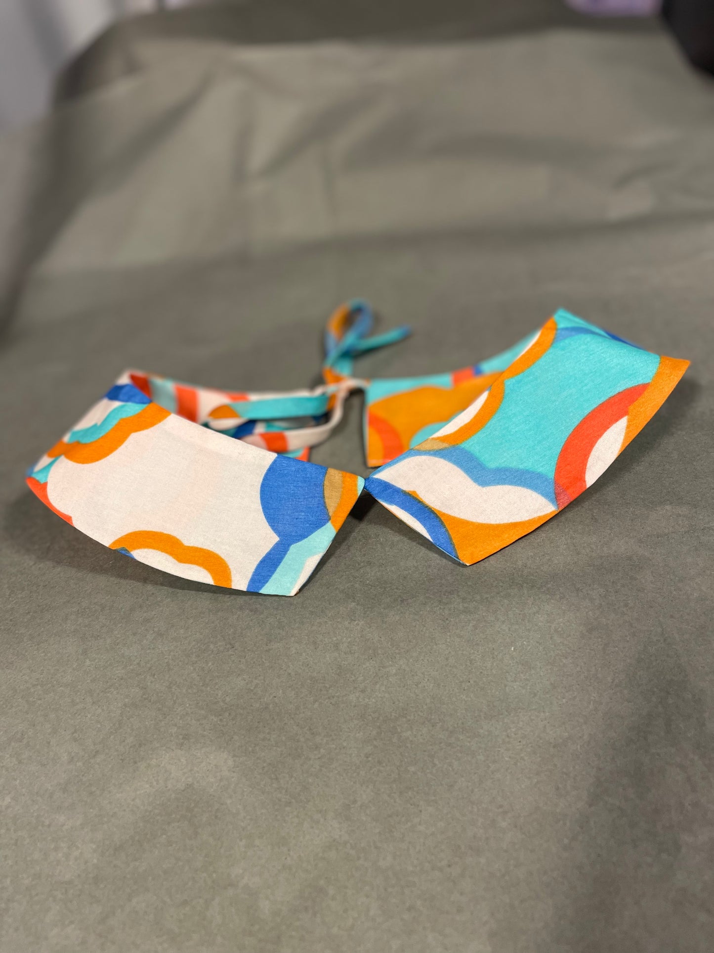 Turquoise and White Libby Collar
