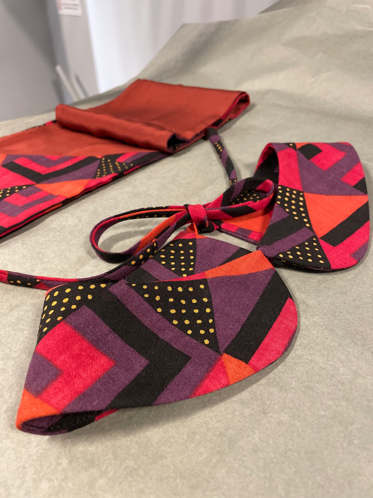 Geometric Peter Pan Libby Collar