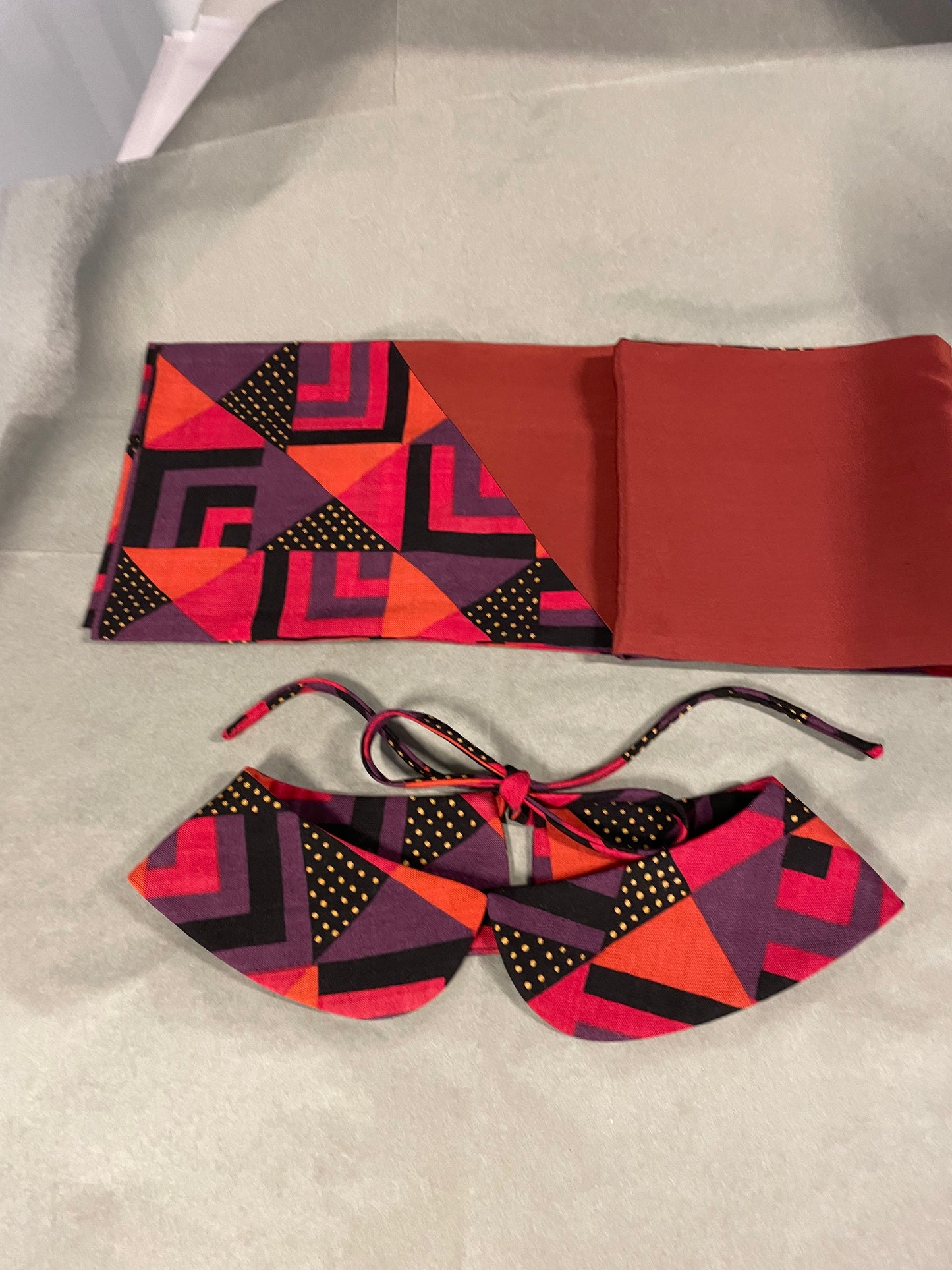 Geometric Peter Pan Libby Collar
