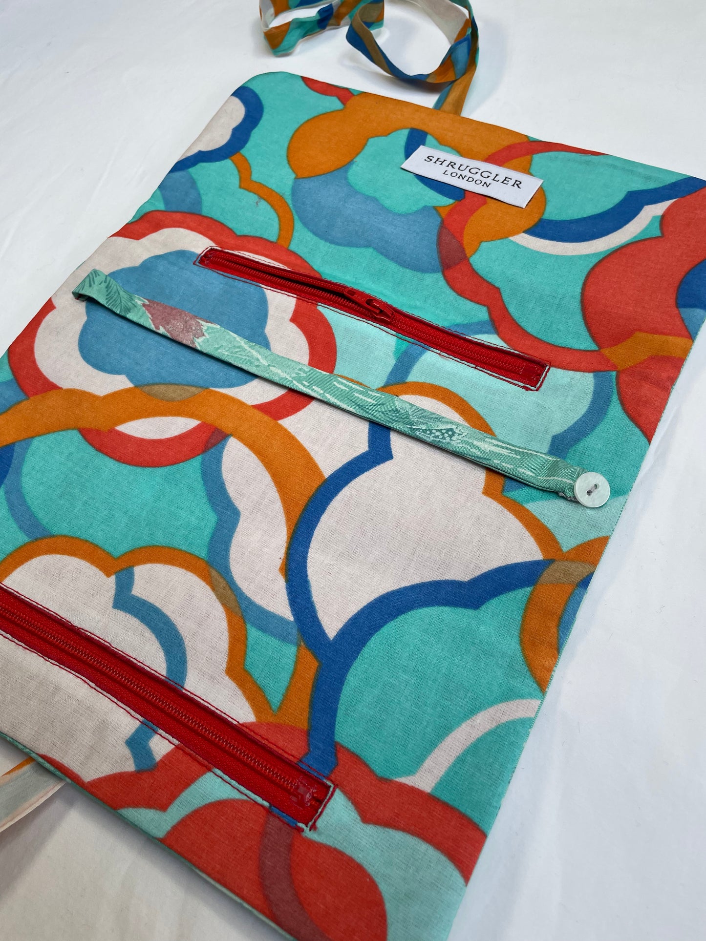 Turquoise Liberty Jewellery Roll