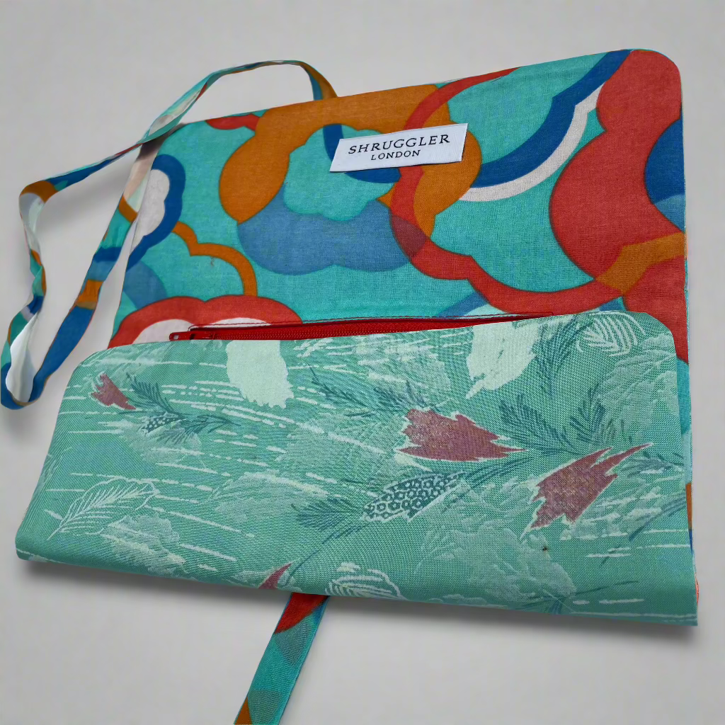 Turquoise Liberty Jewellery Roll