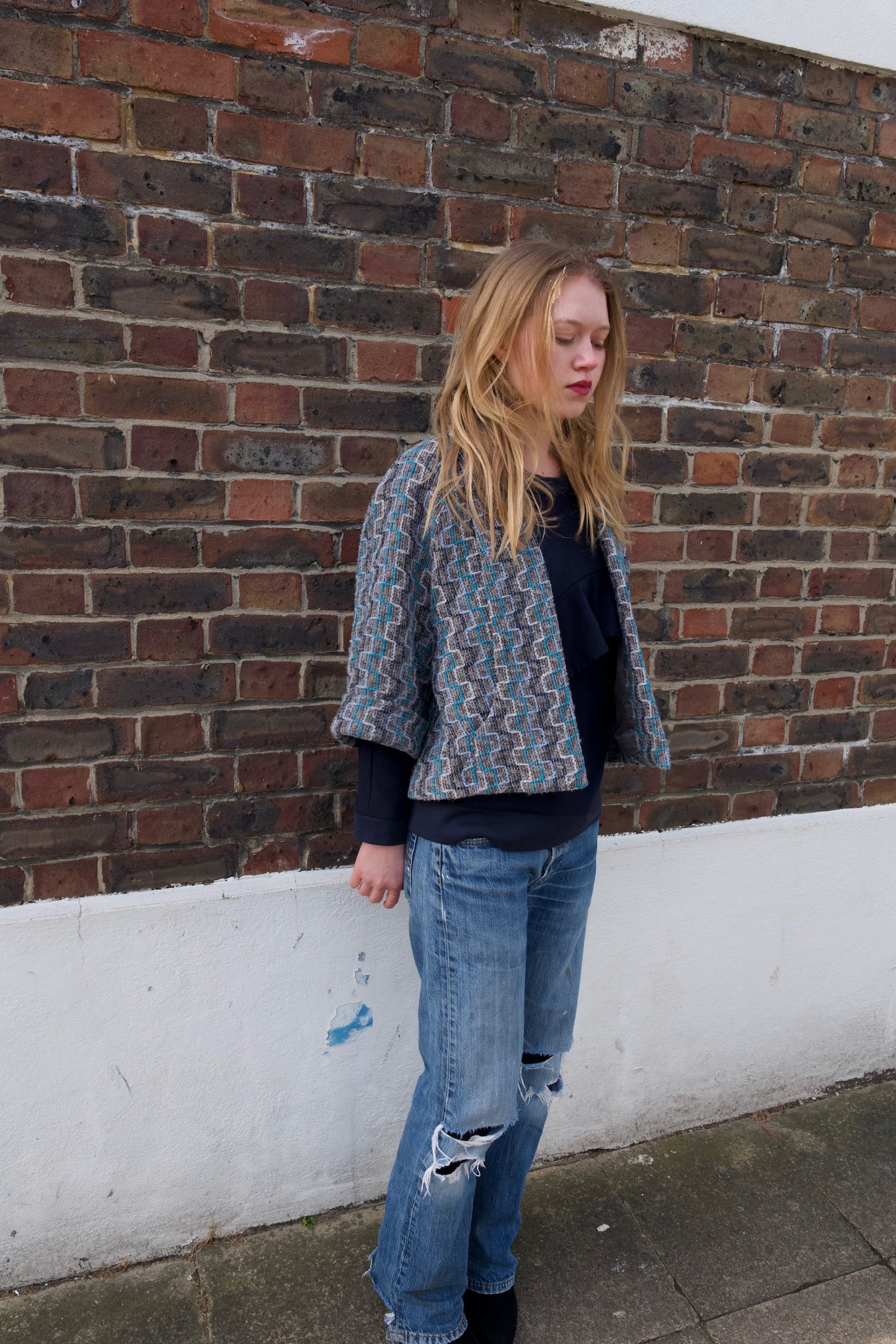 Geometric Tweed Estelle