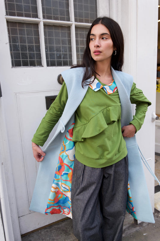 Pale Blue Jamilah Gilet