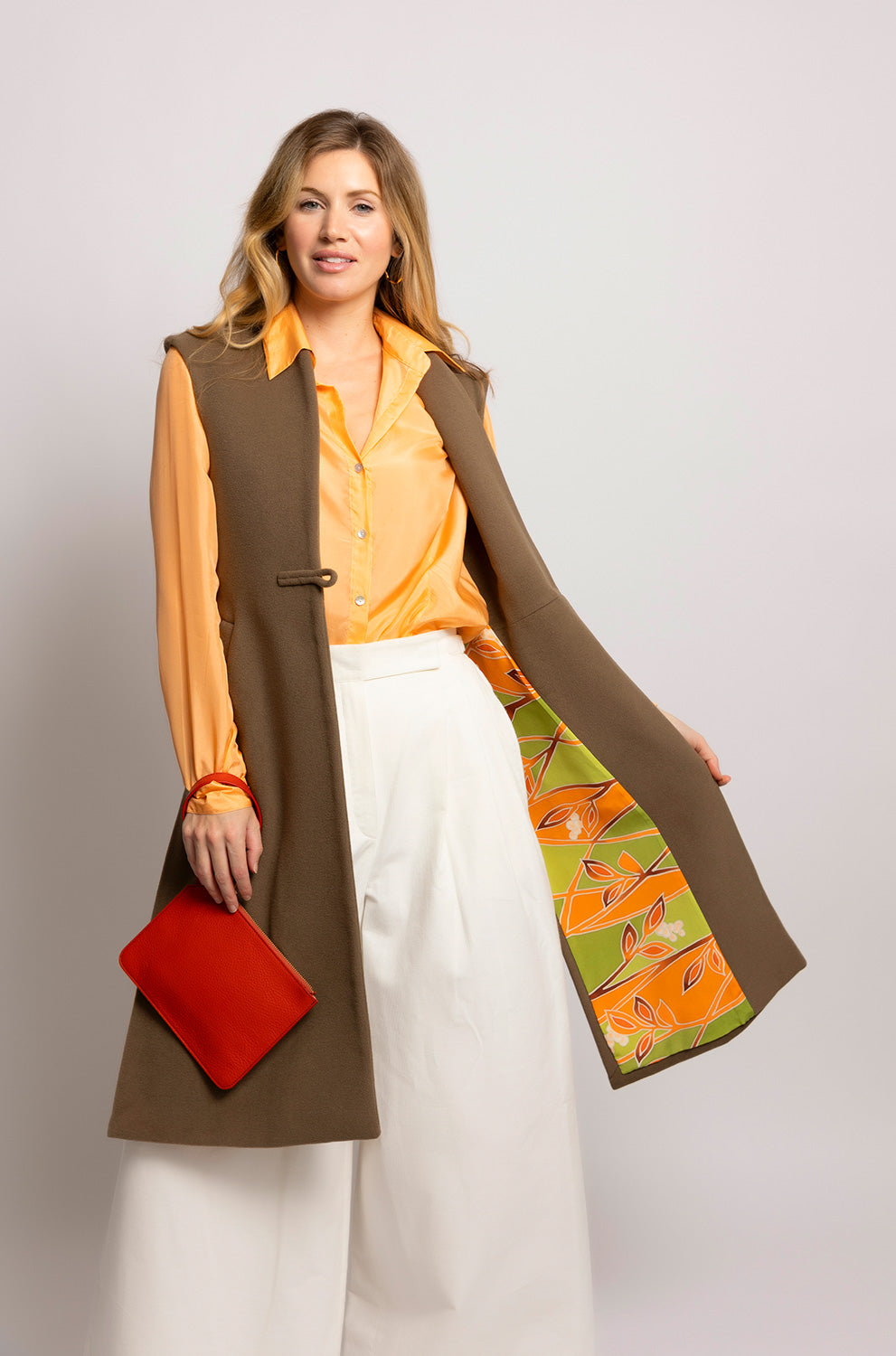 Jamilah Mink Cashmere Gilet - Made to order