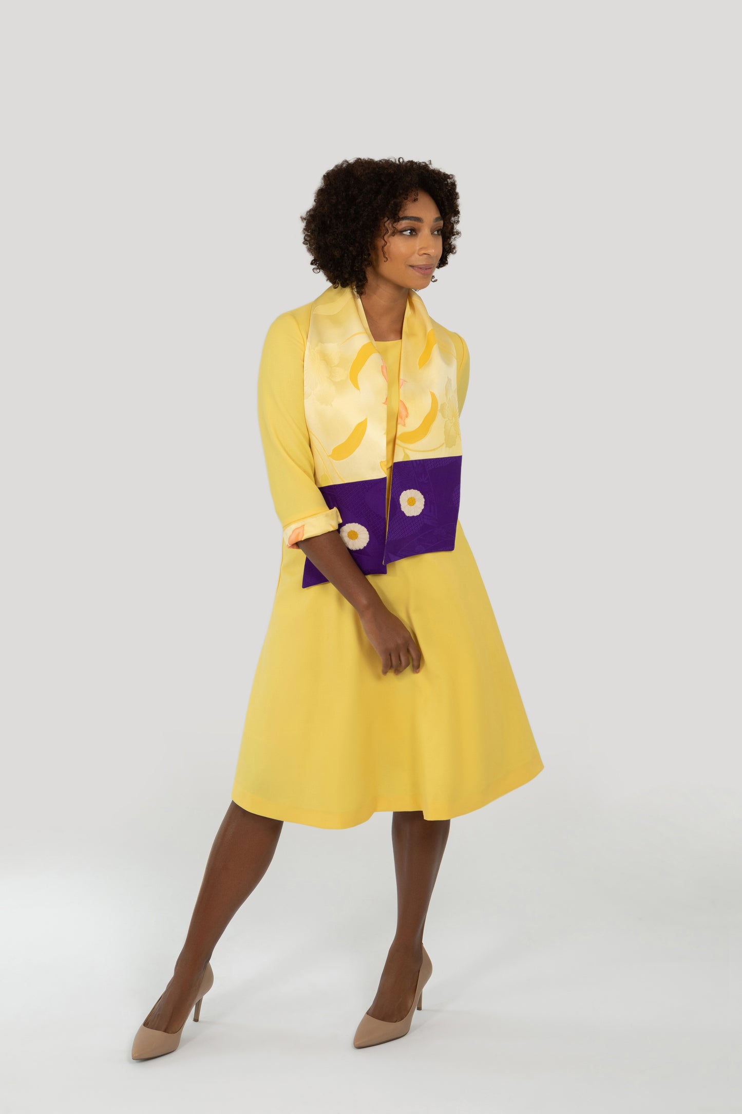 Audrey Dress - Warm Yellow LAST ONE !