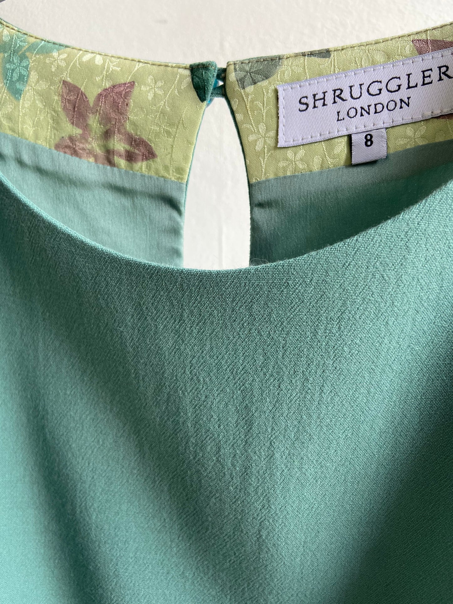 Sleeveless Audrey Dress - Duck-egg Green - Shruggler