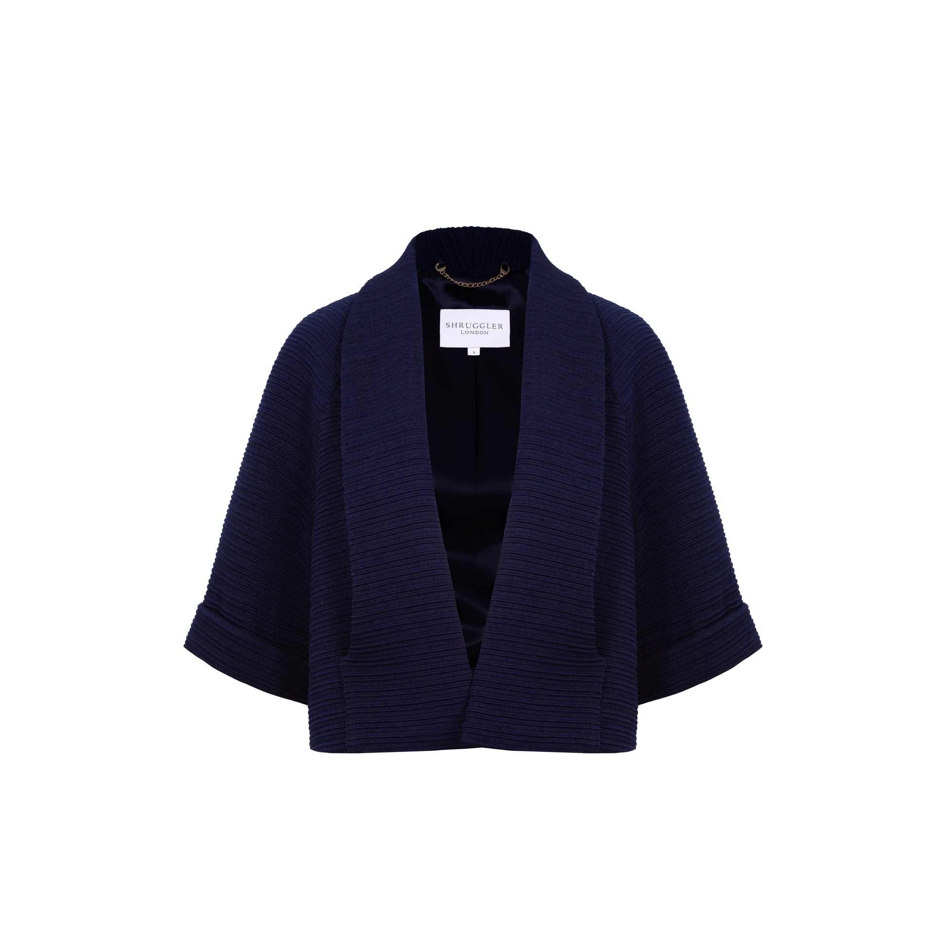 Cape Jacket - French Navy Wool
