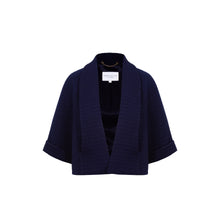 Load image into Gallery viewer, Cape Jacket - French Navy Wool 
