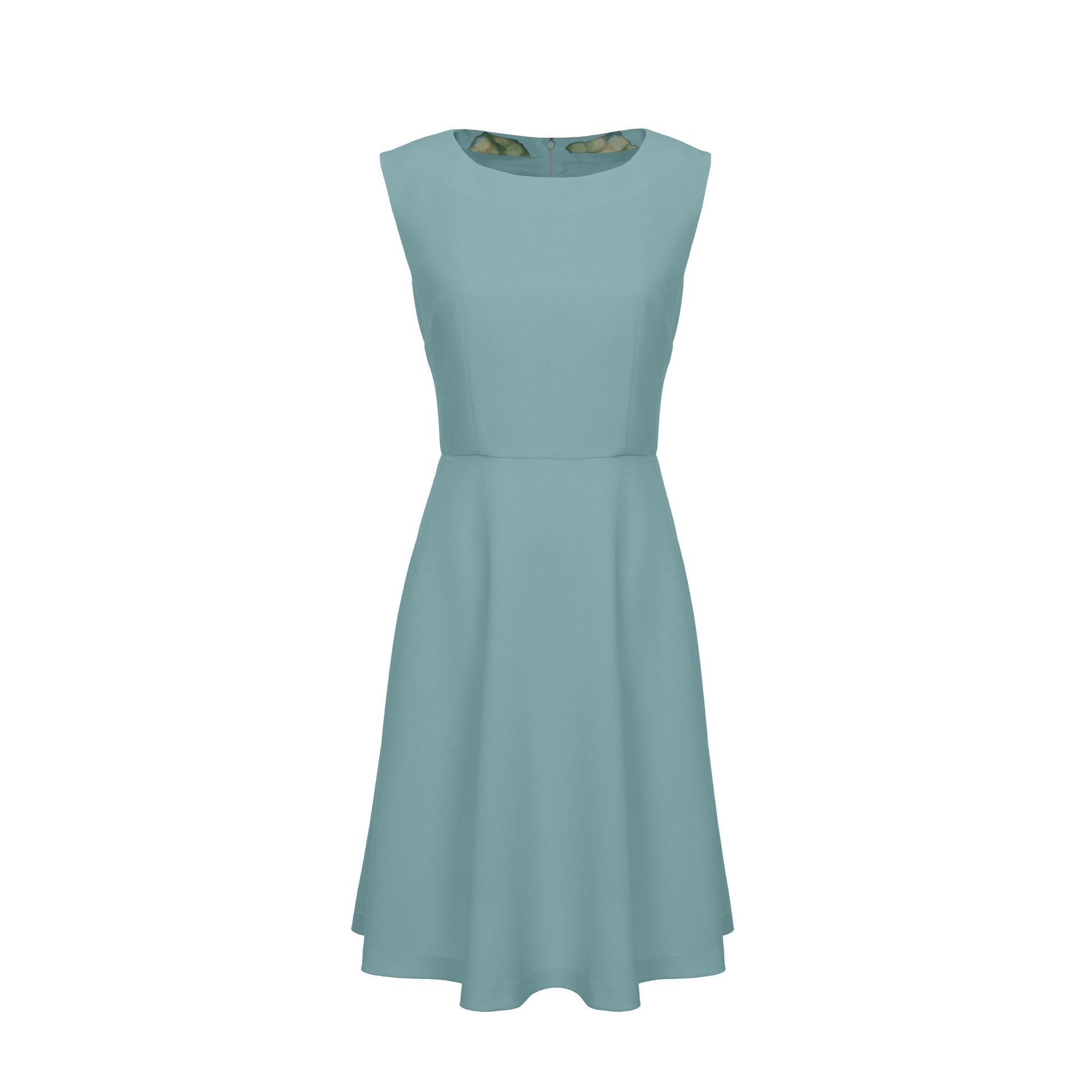 Sleeveless Audrey Dress - Duck-egg Green - Shruggler