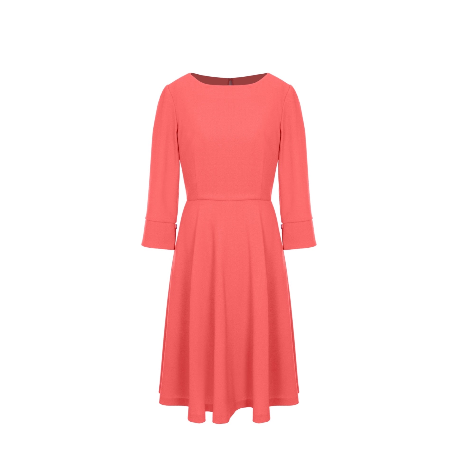 Audrey Dress - Coral - Shruggler