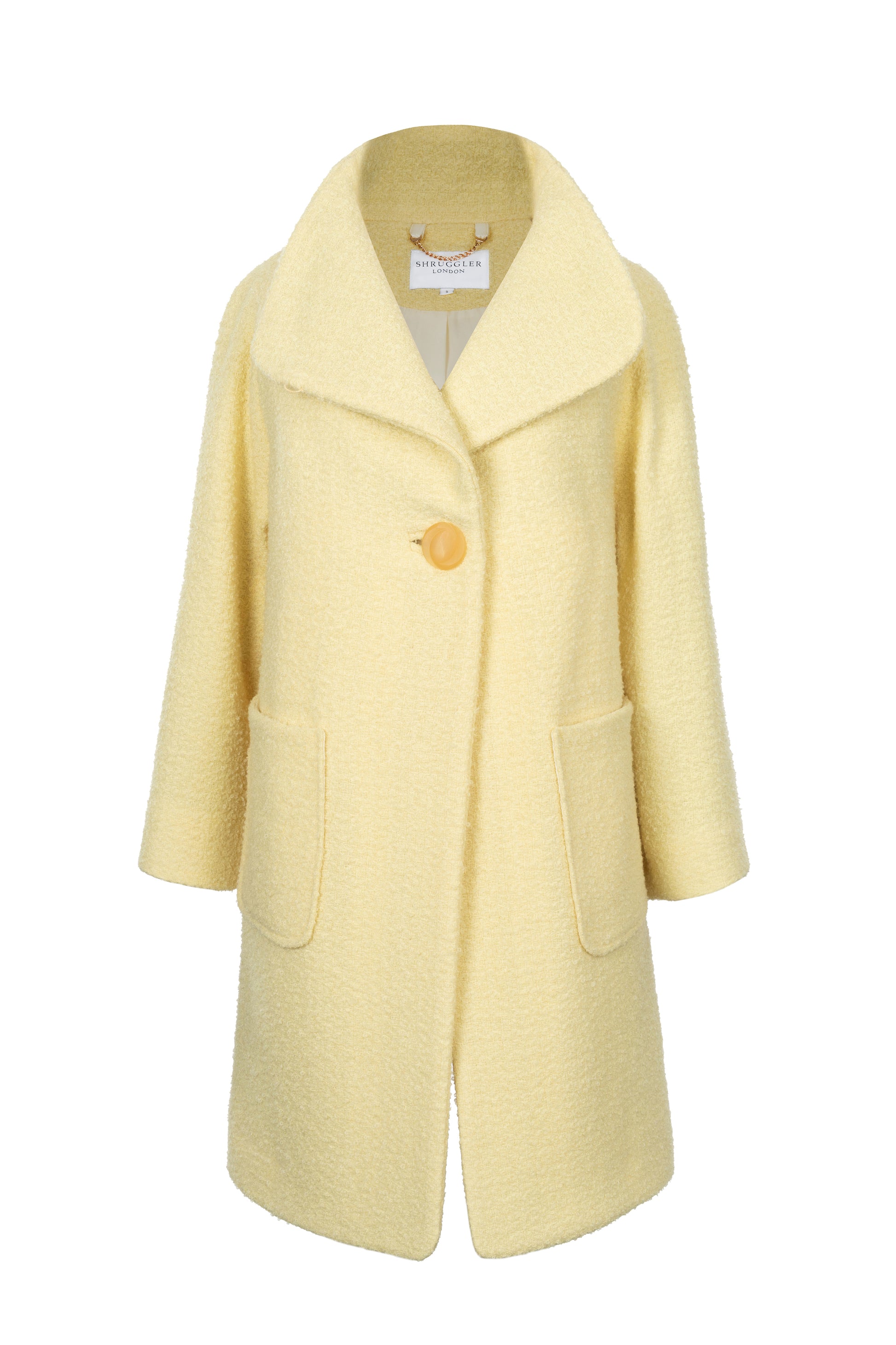 Pale Yellow Bouclé - Shruggler