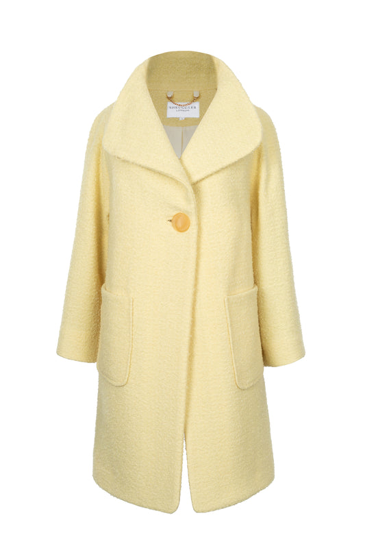 Pale Yellow Bouclé - Shruggler