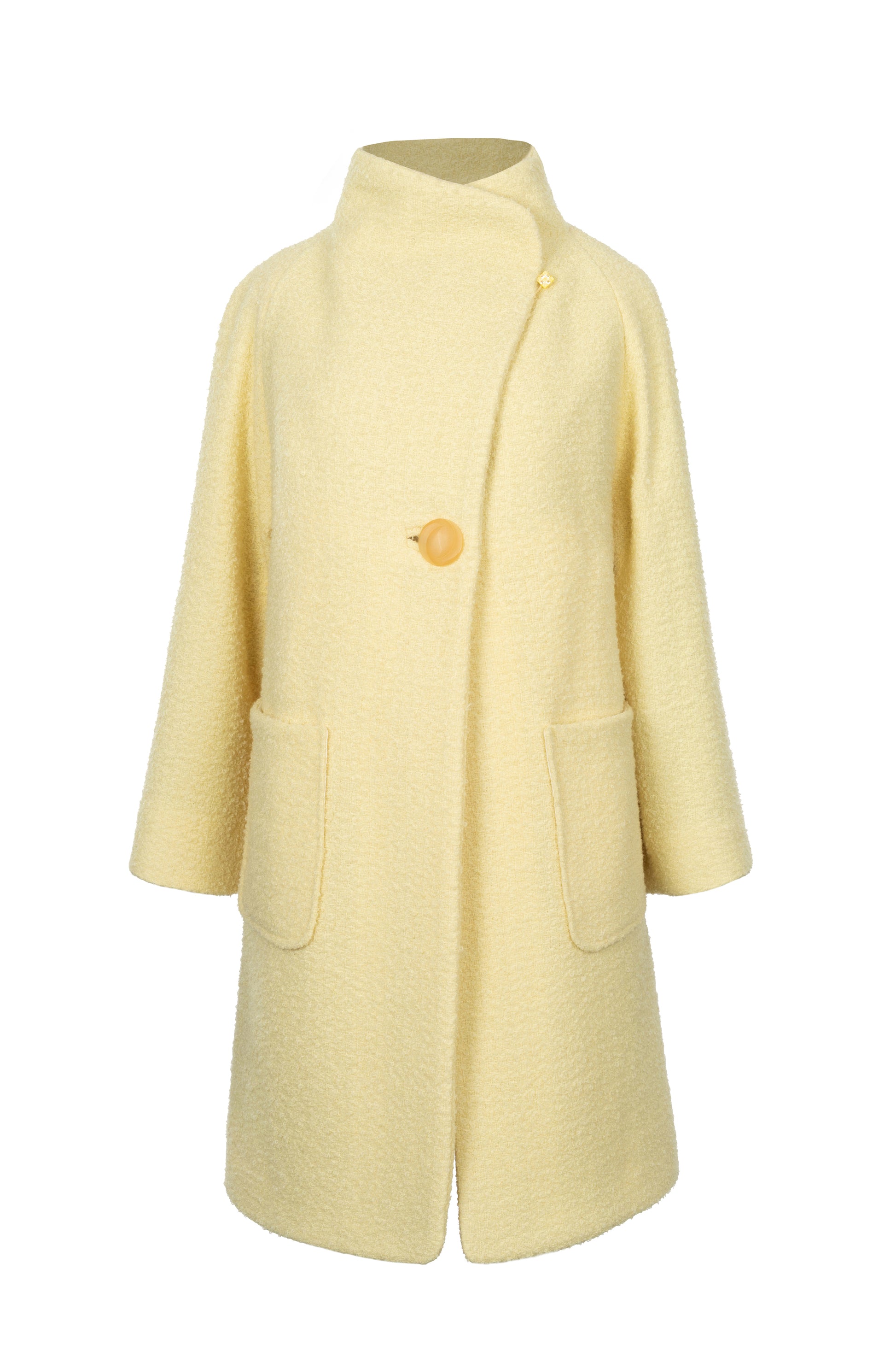 Pale Yellow Bouclé - Shruggler