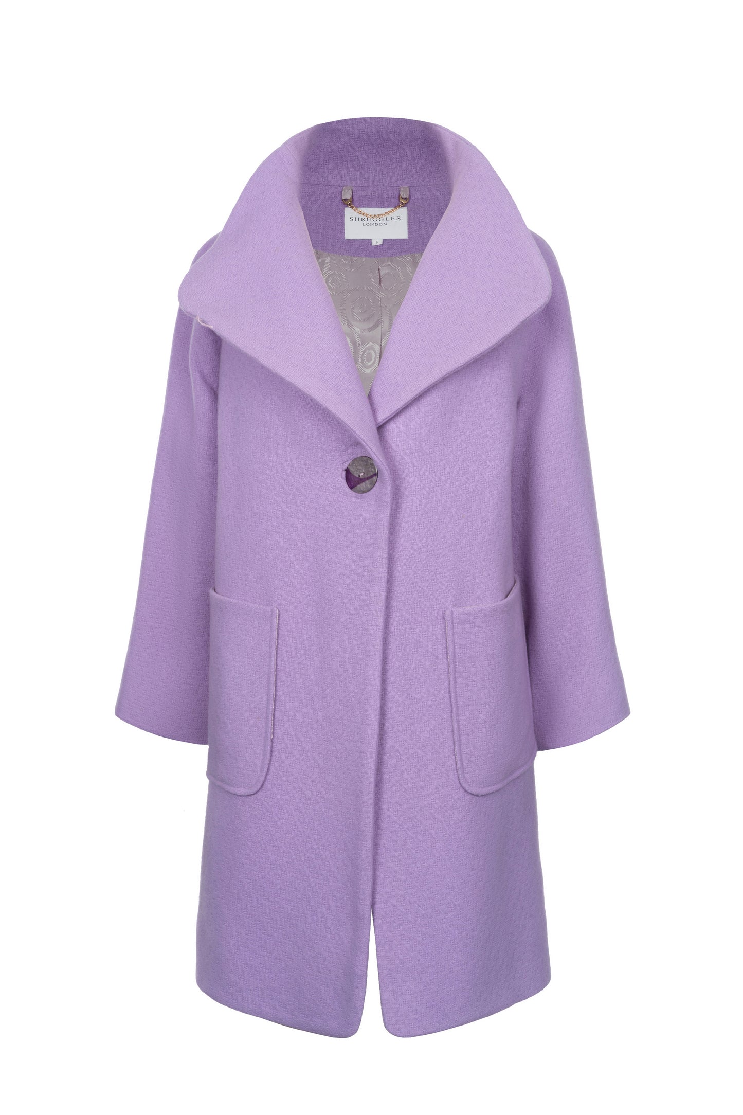 Lilac Textured Weave - Shruggler