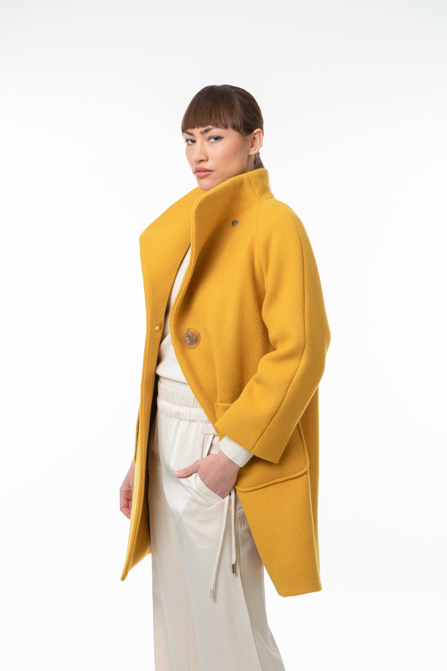 Sicilian Yellow Wool - Shruggler