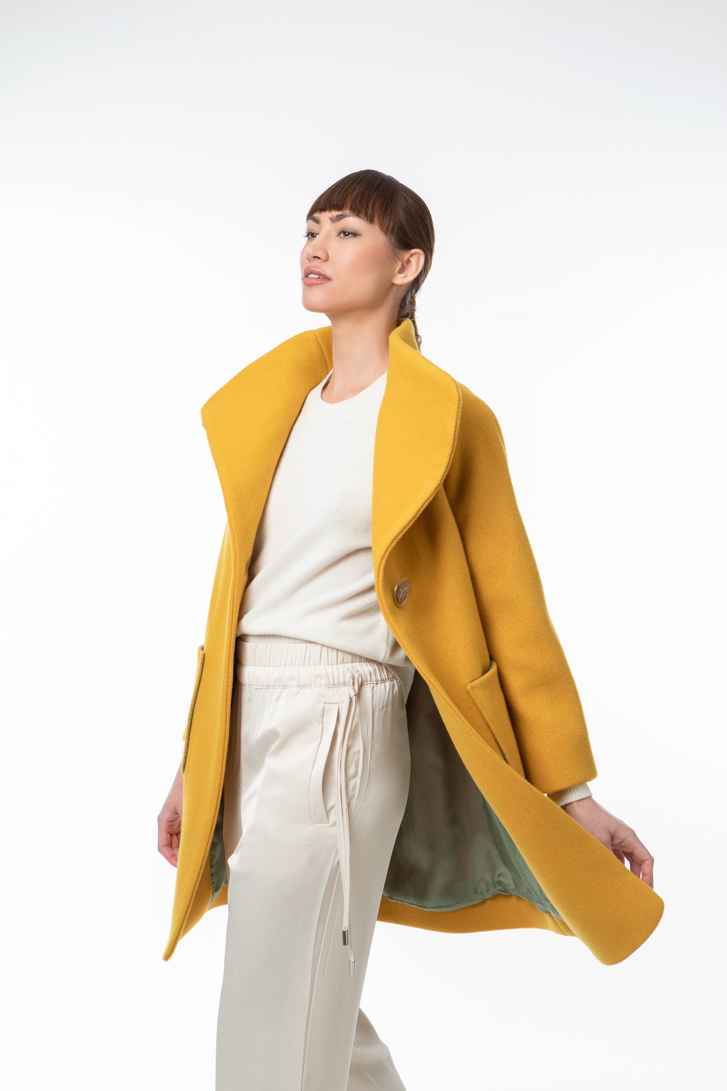 Sicilian Yellow Wool - Shruggler