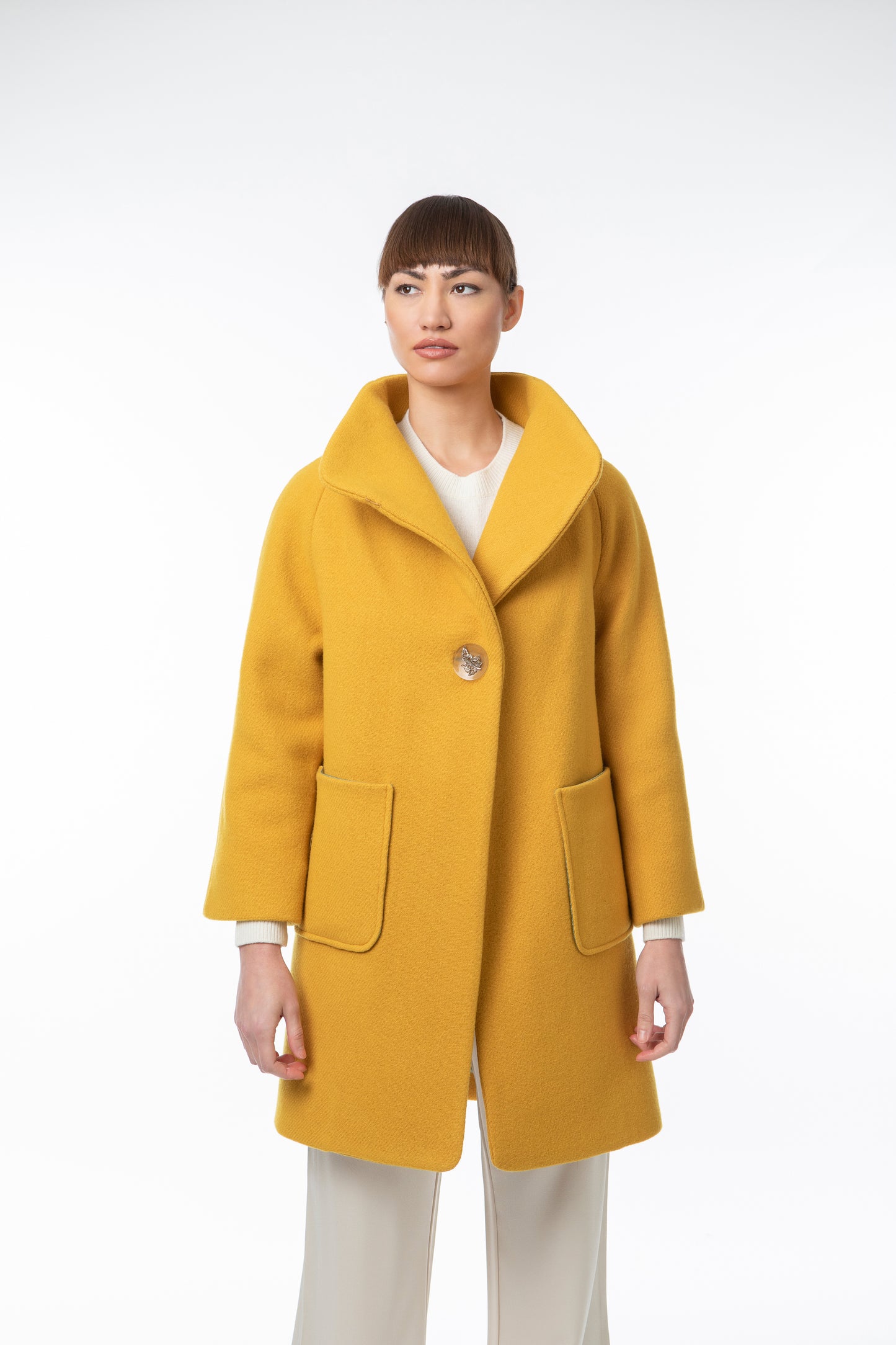 Sicilian Yellow Wool - Shruggler