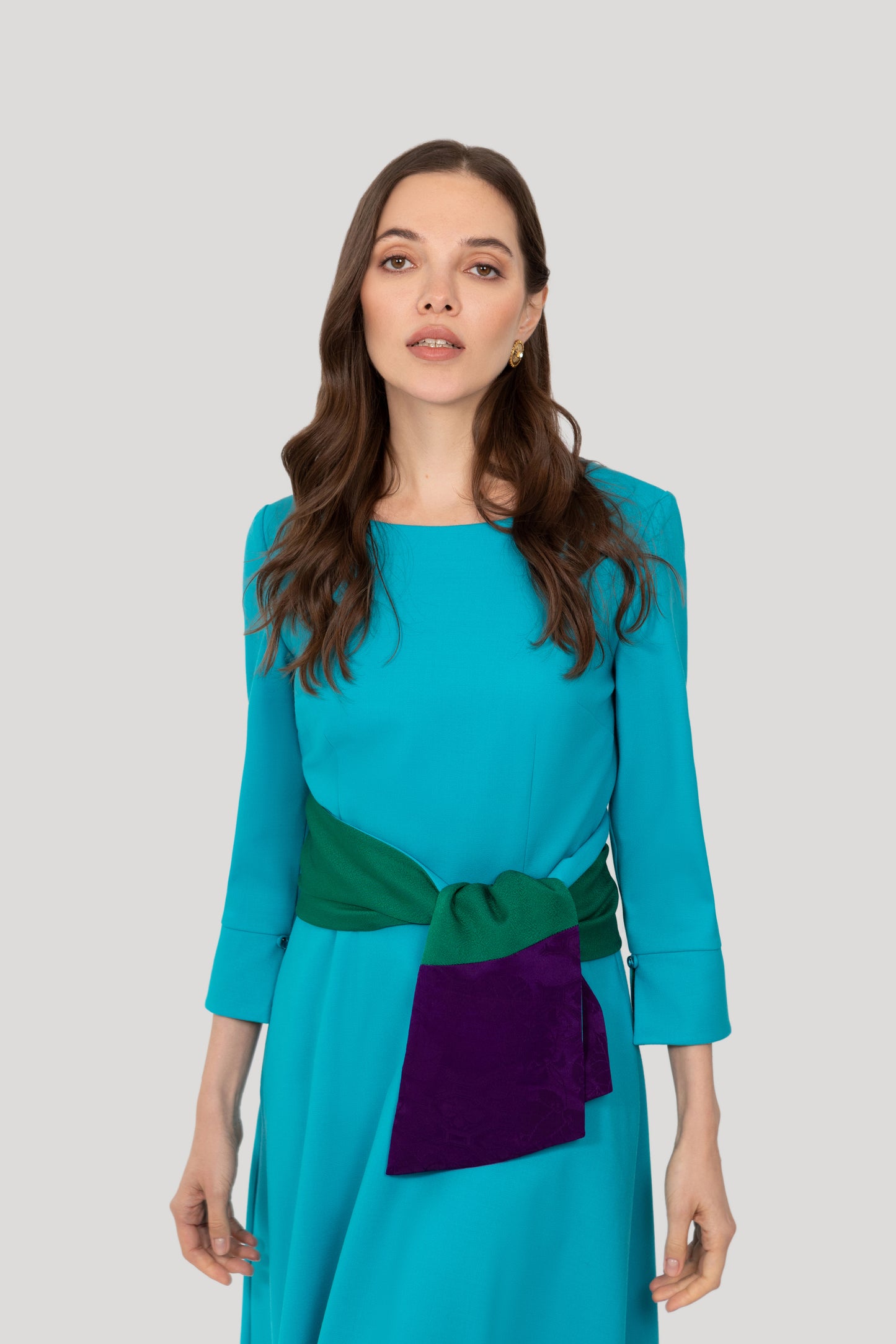 Audrey Dress - Rich Turquoise - Last One !