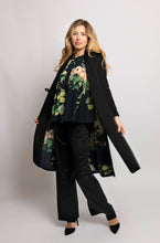 Load image into Gallery viewer, Jamilah Black Cashmere Coat - Made to order
