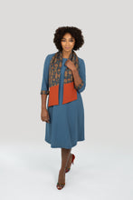 Load image into Gallery viewer, Audrey Dress - Dusky Blue
