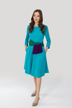 Load image into Gallery viewer, Audrey Dress - Rich Turquoise
