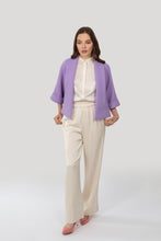 Load image into Gallery viewer, Estelle Cape Jacket - Lilac Vintage Wool
