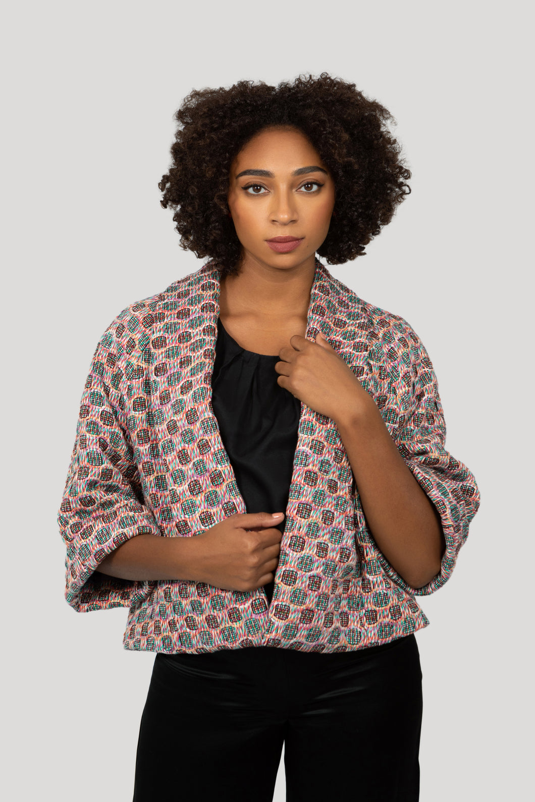 Tweed Cape Jacket