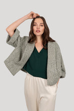 Load image into Gallery viewer, Green Cape Jacket Wool
